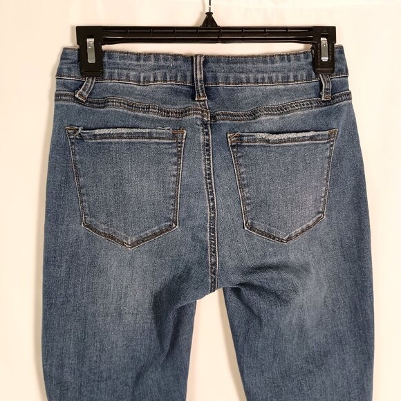 KanCan Super Skinny Jeans Size 7/27 Mid Rise Stretch Denim Blue Women’s - Picture 6 of 9
